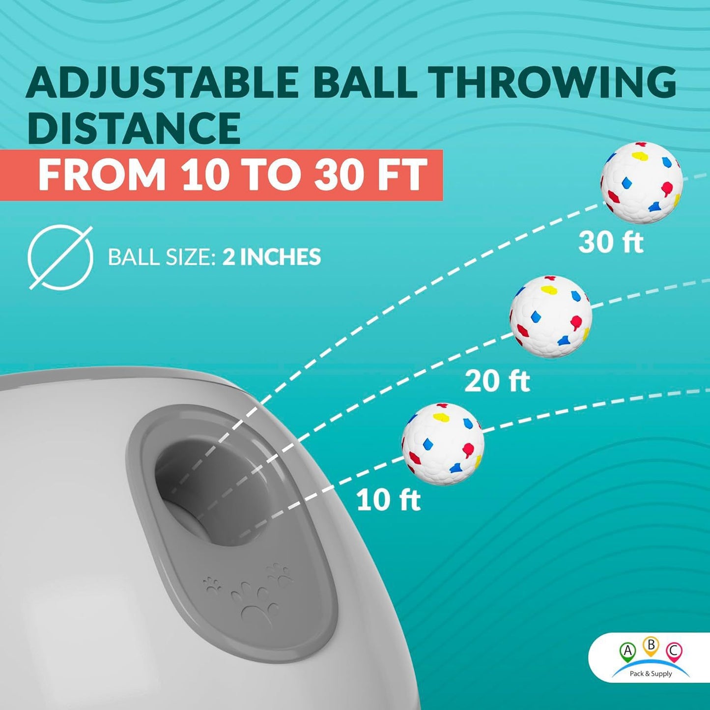 Pet dog toy ball machine